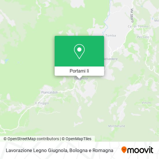 Mappa Lavorazione Legno Giugnola