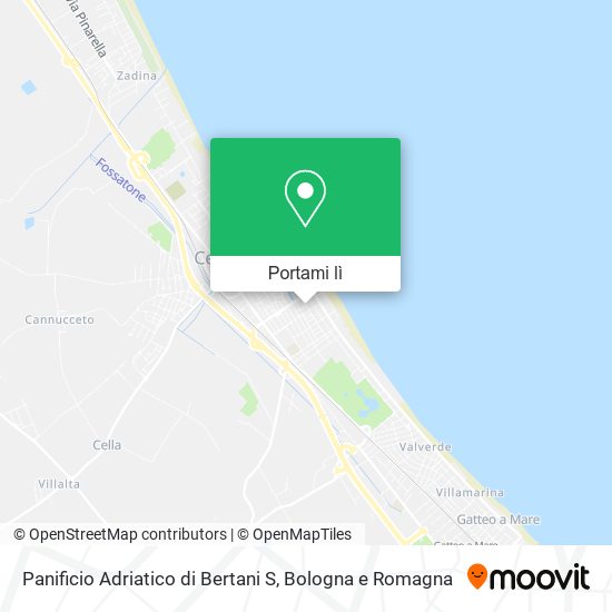 Mappa Panificio Adriatico di Bertani S