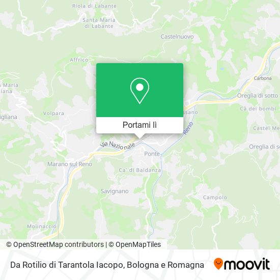 Mappa Da Rotilio di Tarantola Iacopo