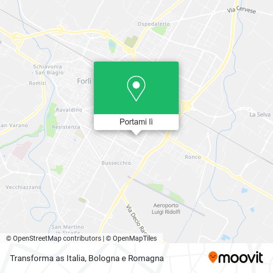 Mappa Transforma as Italia