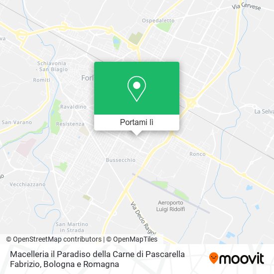 Mappa Macelleria il Paradiso della Carne di Pascarella Fabrizio
