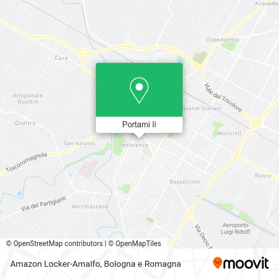 Mappa Amazon Locker-Amalfo