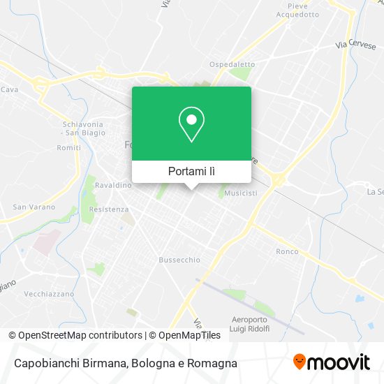 Mappa Capobianchi Birmana