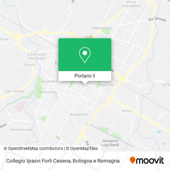 Mappa Collegio Ipasvi Forli Cesena