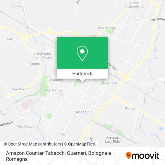 Mappa Amazon Counter-Tabacchi Guerneri