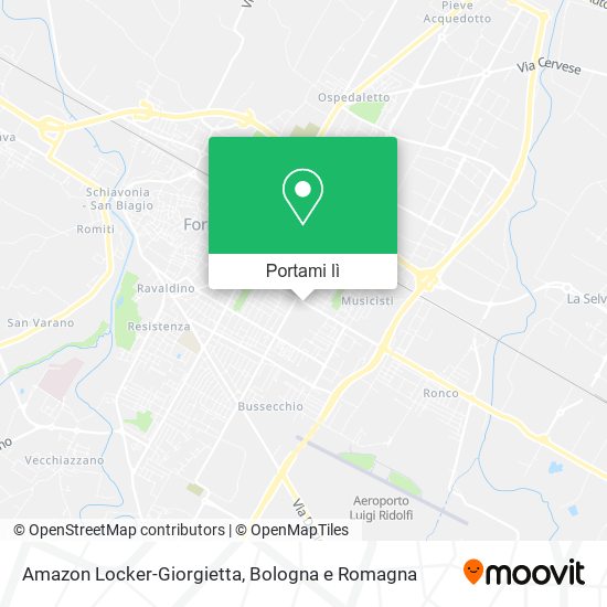 Mappa Amazon Locker-Giorgietta