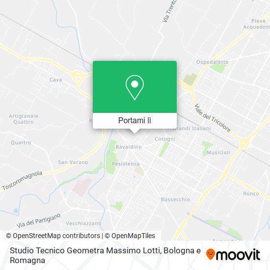 Mappa Studio Tecnico Geometra Massimo Lotti