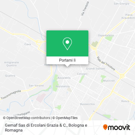 Mappa Gemaf Sas di Ercolani Grazia & C.