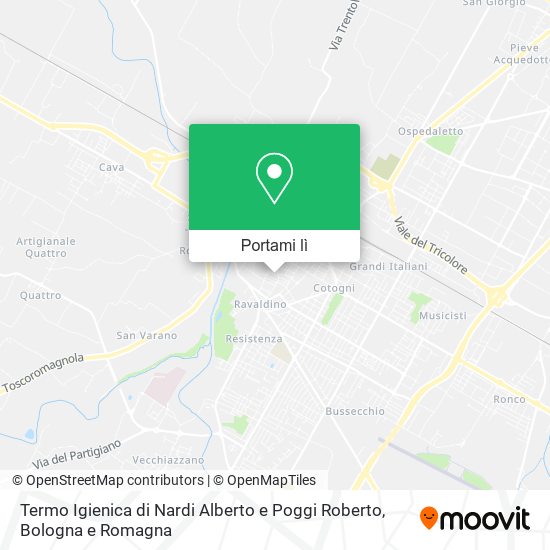 Mappa Termo Igienica di Nardi Alberto e Poggi Roberto