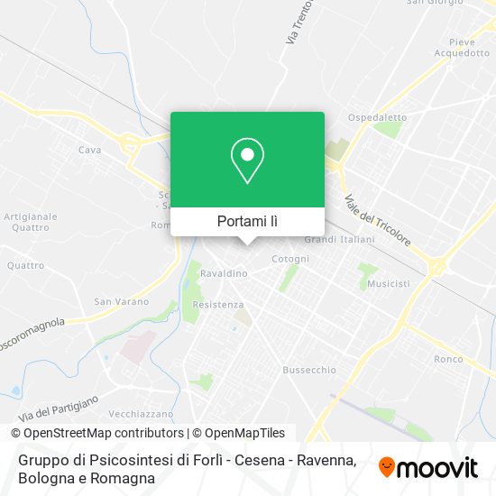 Mappa Gruppo di Psicosintesi di Forlì - Cesena - Ravenna