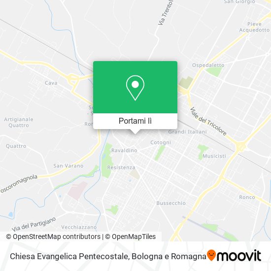 Mappa Chiesa Evangelica Pentecostale