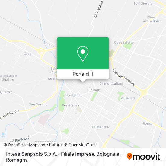 Mappa Intesa Sanpaolo S.p.A. - Filiale Imprese