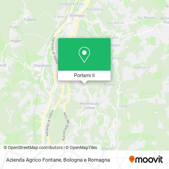 Mappa Azienda Agrico Fontane