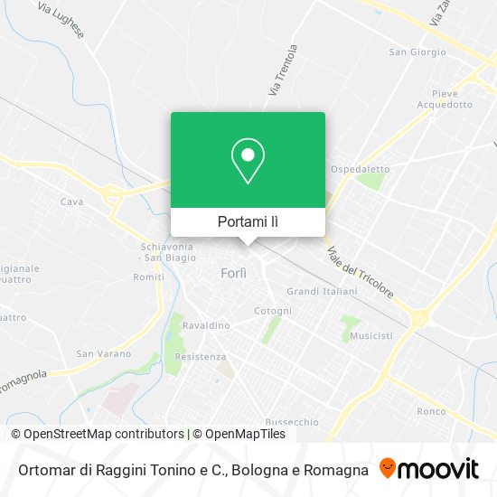 Mappa Ortomar di Raggini Tonino e C.