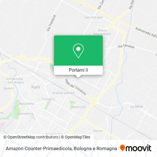Mappa Amazon Counter-Primaedicola