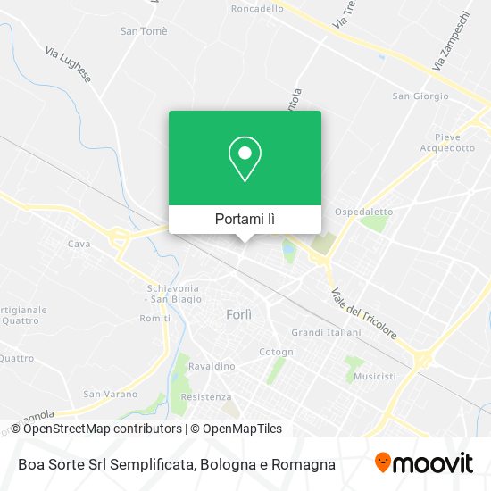 Mappa Boa Sorte Srl Semplificata