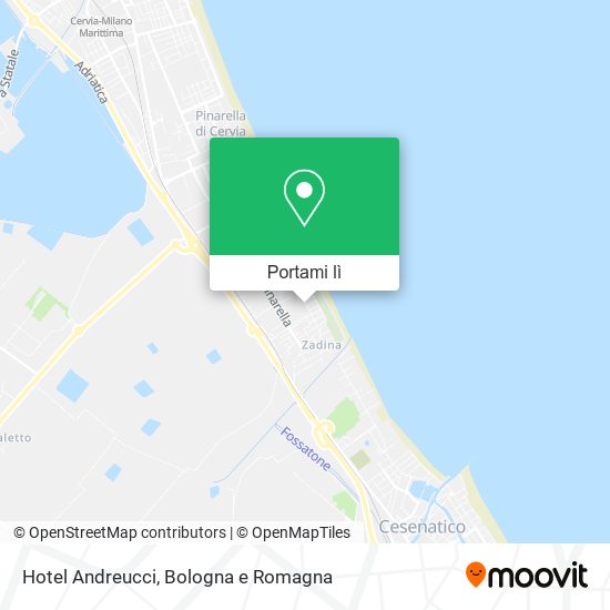 Mappa Hotel Andreucci
