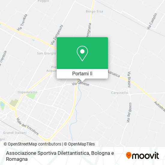 Mappa Associazione Sportiva Dilettantistica