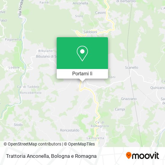 Mappa Trattoria Anconella