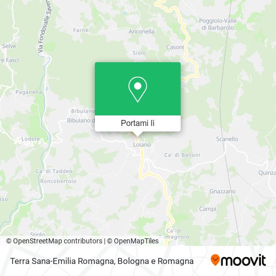 Mappa Terra Sana-Emilia Romagna