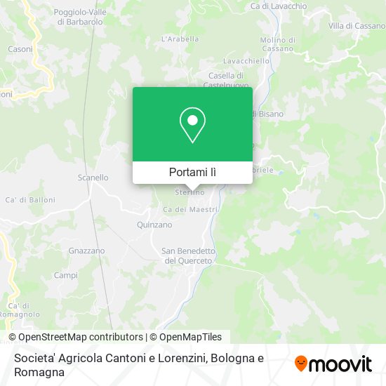 Mappa Societa' Agricola Cantoni e Lorenzini