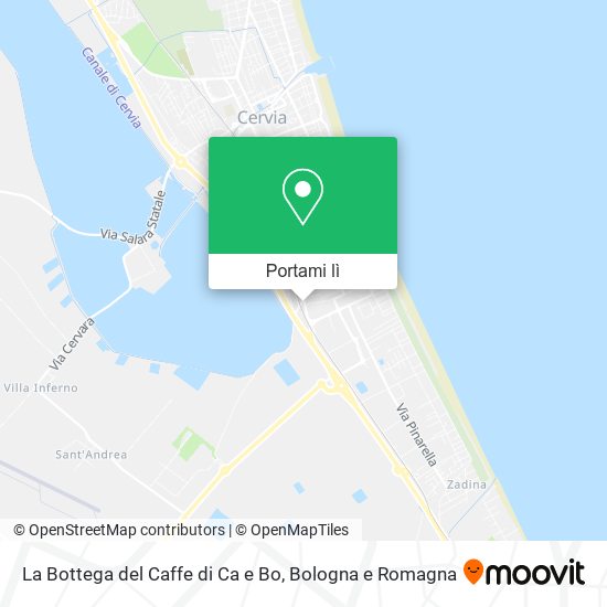 Mappa La Bottega del Caffe di Ca e Bo