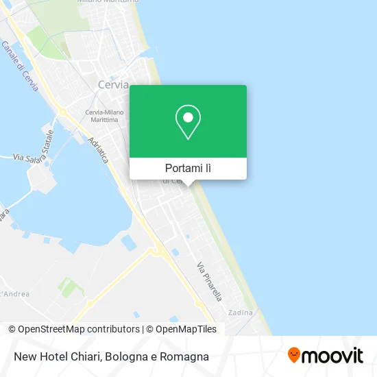 Mappa New Hotel Chiari