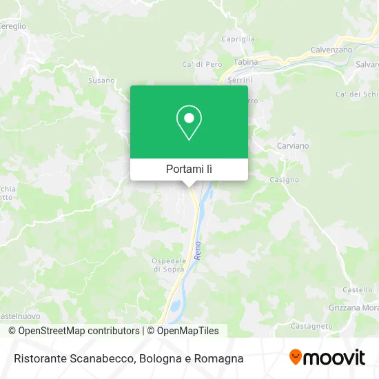 Mappa Ristorante Scanabecco