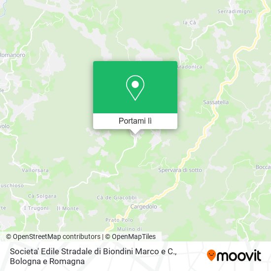 Mappa Societa' Edile Stradale di Biondini Marco e C.