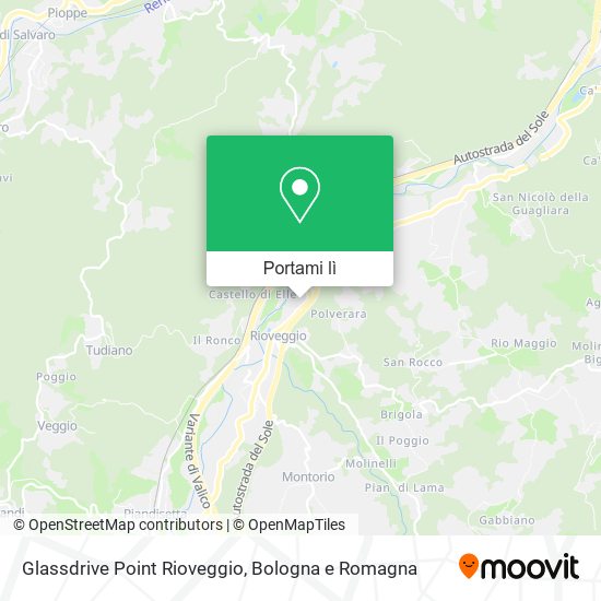 Mappa Glassdrive Point Rioveggio