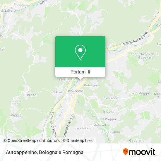 Mappa Autoappenino