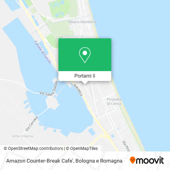 Mappa Amazon Counter-Break Cafe'