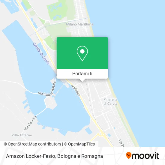 Mappa Amazon Locker-Fesio