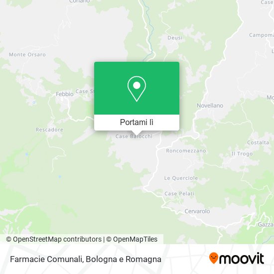 Mappa Farmacie Comunali