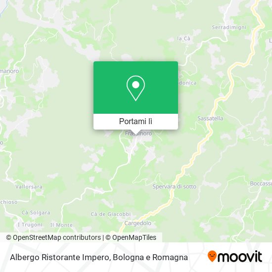 Mappa Albergo Ristorante Impero