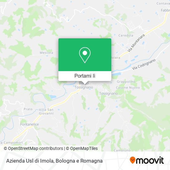 Mappa Azienda Usl di Imola
