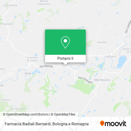 Mappa Farmacia Badiali Bernardi