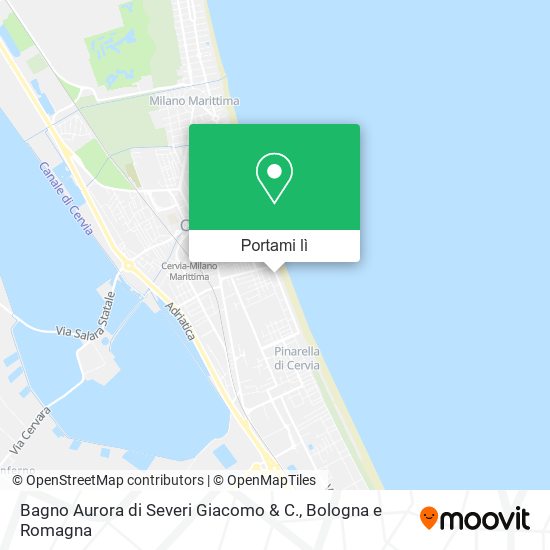 Mappa Bagno Aurora di Severi Giacomo & C.