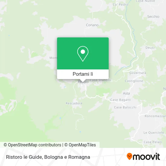 Mappa Ristoro le Guide