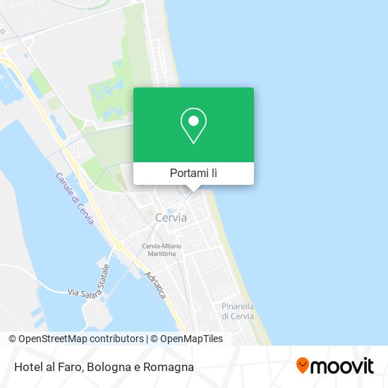 Mappa Hotel al Faro