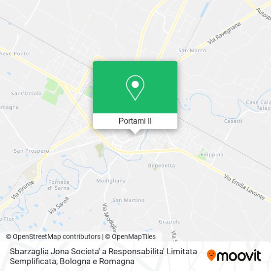 Mappa Sbarzaglia Jona Societa' a Responsabilita' Limitata Semplificata