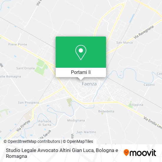 Mappa Studio Legale Avvocato Altini Gian Luca