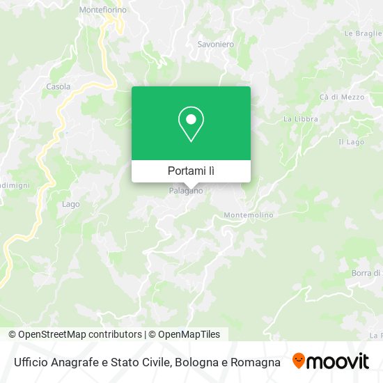 Mappa Ufficio Anagrafe e Stato Civile