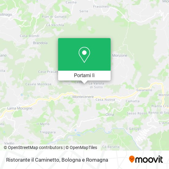 Mappa Ristorante il Caminetto