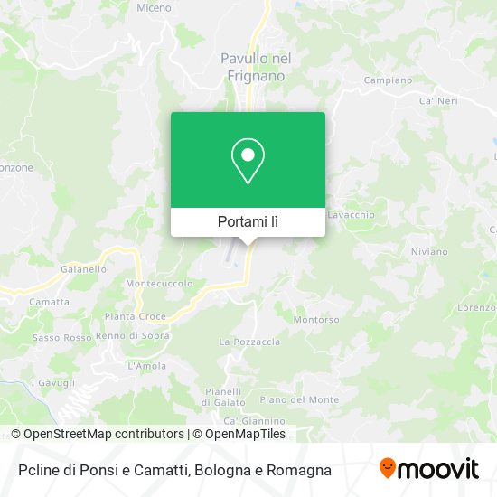Mappa Pcline di Ponsi e Camatti