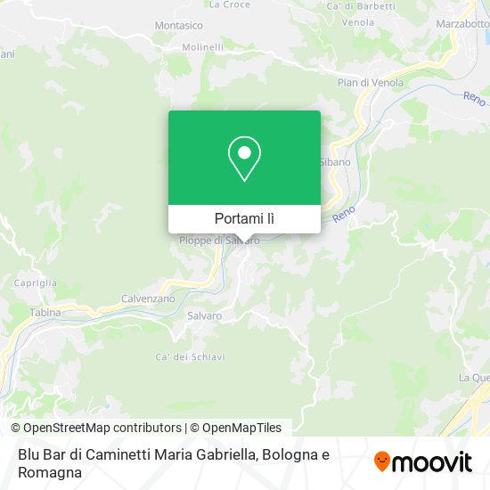 Mappa Blu Bar di Caminetti Maria Gabriella