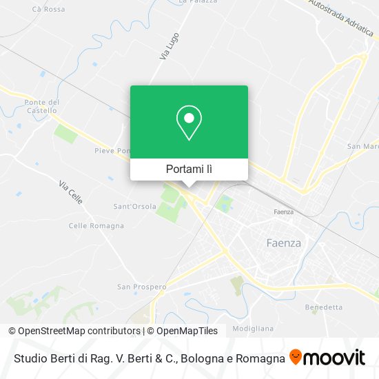 Mappa Studio Berti di Rag. V. Berti & C.