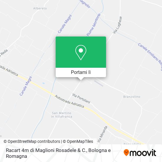 Mappa Racart 4m di Maglioni Rosadele & C.
