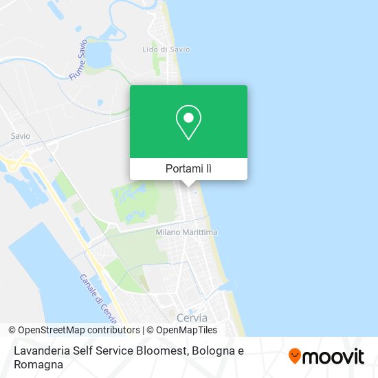 Mappa Lavanderia Self Service Bloomest