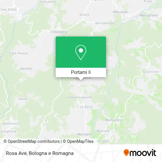Mappa Rosa Ave